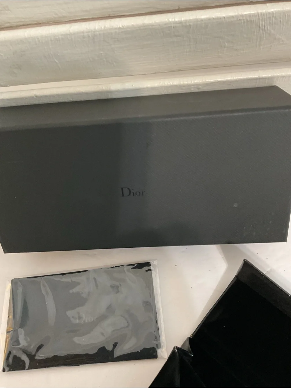 Dior Black Sunglass Case Gift Set
